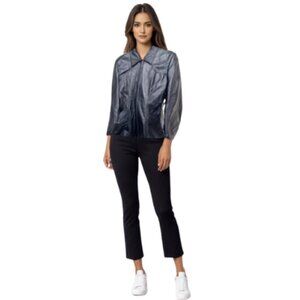 Boutique Of Leathers Womens 12 Full Zip Leather Biker Retro Jacket In Black